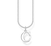Thomas Sabo Women's 925 Sterling Silver Initial C Necklace 38-45cm