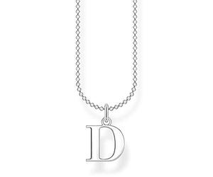 Thomas Sabo Women Necklace letter D 925 Sterling Silver KE2013-001-21