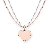 necklace and pendant Thomas Sabo LBKE0004-415-12 necklace and pendant Coeur Silver Rose Gold Woman
