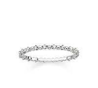 Thomas Sabo Women Ring Dots with White Stones 925 Sterling Silver TR2153-051-14