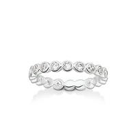 Thomas Sabo Women-Ring Glam & Soul 925 Sterling Silver Zirconia white Sz. 52 (16.6) TR2110-051-14-52