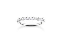 Thomas Sabo Women Ring White Stones 925 Sterling Silver TR2343-051-14