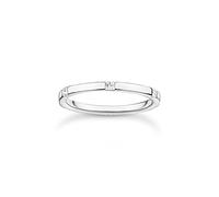 Thomas Sabo Women Ring with White Stones Silver 925 Sterling Silver TR2396-051-14