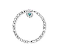 Thomas Sabo Womens Women´s Charm Bracelet Turquoise - Silver - Size 15 cm