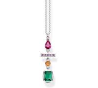 Thomas Sabo Women Silver Pendant Necklace SET0359-494-11-L503