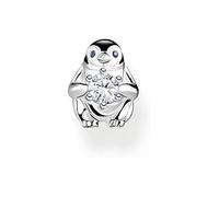 Thomas Sabo Womens 925 Silver & Cz Penguin Sterling-silver and Zirconia Single Stud Earring S