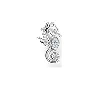 Thomas Sabo Simple Earring Seahorse Silver Piercing Sterling Silver Cirkonia Silver H2236-051-14, 8 mm, Silver, No Gemstone