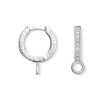 Thomas Sabo Women Single Hoop Earring with Stones 925 Sterling Silver H2010-051-14
