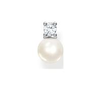 Thomas Sabo Women Single Stud Earring Pearl with White Stone 925 Sterling Silver H2214-167-14