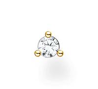 Thomas Sabo Women Single Stud Earring White Stone 925 Sterling Silver
