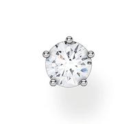 Thomas Sabo Sterling Siver Silver Zirconia Single Ear Stud - Large H2148-051-14 - Sterling Silver