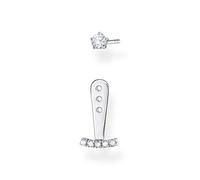 Thomas Sabo Women Single Stud Earring White Stones 925 Sterling Silver