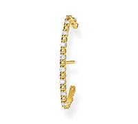 Thomas Sabo Sterling Siver Yellow Gold Zirconia Arch Single Ear Stud H2155-414-14 - Sterling Silver