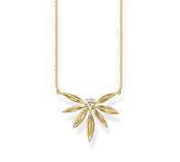 Thomas Sabo Women Sterling silver Cubic Zirconia Necklace - KE1949-414-14-L45v