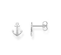 Thomas Sabo Women Stud Earrings Anchor Zirconia 925 Sterling Silver H2095-051-14