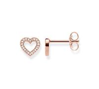 Thomas Sabo Women Stud Earrings Heart Rose Gold 925 Sterling Silver H1945-416-14