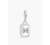 THOMAS SABO Silver Octagonal Cubic Zirconia Pisces Charm 2142-643-21
