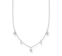 Thomas Sabo Women's 925 Sterling Silver Star Necklace 40-45 cm Length