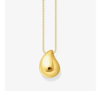 THOMAS SABO Gold Plated Organic Drop Pendant Necklace KE2281-413-39-L50V