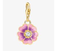 THOMAS SABO Ladies Gold Plated Violet Enamel Flower Charm 2208-565-7