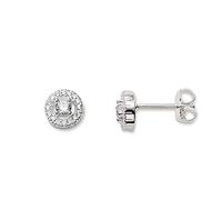 Thomas Sabo Women's Light of Luna Silver Zirconia Ear Studs SCH150029