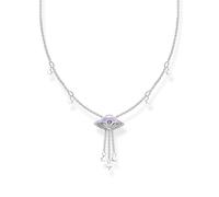 THOMAS SABO Glow in the Dark Violet UFO Necklace