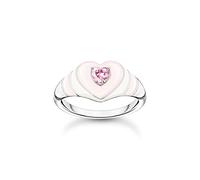 Thomas Sabo Womens Ring heart Pink 52