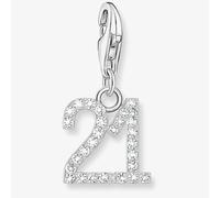 THOMAS SABO Women's Silver 21 Cubic Zirconia Charm 2135-051-21 Thomas Sabo Silver One Size