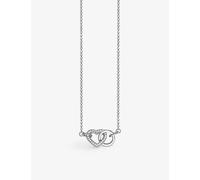 Thomas Sabo Womens Silver (silver) Together Heart Small Sterling-silver and Zirconia Necklace