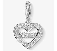 THOMAS SABO Women's Silver Sister Heart Charm 1266-051-14 Thomas Sabo Silver One Size