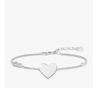 Silver Tone Heart with Infinity Bracelet A1486-051-14 Thomas Sabo Silver One Size