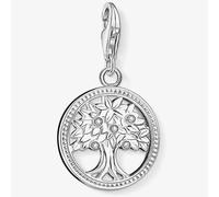 Thomas Sabo Women Charm Pendant Bow Black Stone Charm Club