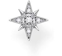 Thomas Sabo Women's Single Star Stud Earring - 925 Sterling Silver with Cubic Zirconia