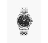 Thomas Sabo Stainless Steel Case Divine Black White Stones Watch WA0406-201-203