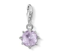 Thomas Sabo Women's Sterling Silver Amethyst Cubic Zirconia Charm Pendant Birth Stone June