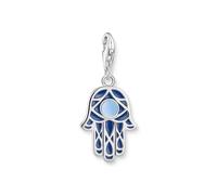 Thomas Sabo Women's Sterling Silver Blue Enamel Hamsa Charm Pendant