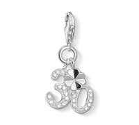 THOMAS SABO Silver Pavé 30 Charm 1237-051-14 30