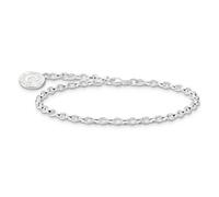 Thomas Sabo Women's Sterling Silver Enamel Charm Carrier Bracelet 19cm