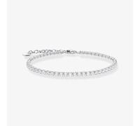 Thomas Sabo Womens Thomas Sabo Tennis 925 Sterling Silver and Cubic Zirconia Bracelet White 1 Size