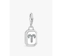 Thomas Sabo Womens Thomas Sabo Aries Sterling-Silver and Cubic Zirconia Charm 925 Silver & Cz