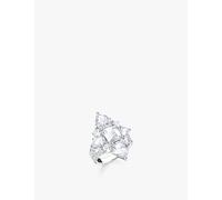 Thomas Sabo Womens Thomas Sabo Assorted-Cut Cubic Zirconia and 925 Sterling-Sterling Cocktail Ring 925 Silver & Cz 54mm