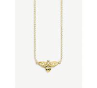 Thomas Sabo Womens Thomas Sabo Bee 18ct Yellow-Gold Silver and Zirconia Necklace Multi-Coloured