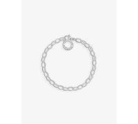 Thomas Sabo Womens Thomas Sabo Classic Charm Sterling-Silver Bracelet Plain M