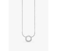 Thomas Sabo Sterling Silver Classic Circle Pave Necklace