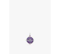 Thomas Sabo Womens Thomas Sabo Eye Sterling-Silver, Enamel, Zirconia and Glass Pendant Silver & Enamel S/M