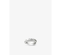 Thomas Sabo Womens Thomas Sabo Glam & Soul Together Forever Sterling-Silver and Zirconia Ring 56mm