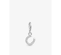 Thomas Sabo Womens Thomas Sabo Horseshoe Sterling-Silver and Cubic Zirconia Pendant Charm 925 Silver & Cz