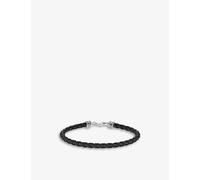 Thomas Sabo Womens Thomas Sabo Leather and Sterling-Silver Bracelet Black L