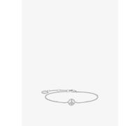 Thomas Sabo Womens Thomas Sabo Peace Sterling-Silver and Zirconia Bracelet White M