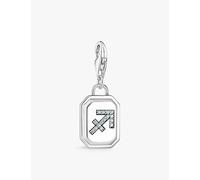 Thomas Sabo Womens Thomas Sabo Sagittarius Sterling-Silver and Cubic Zirconia Charm 925 Silver & Cz